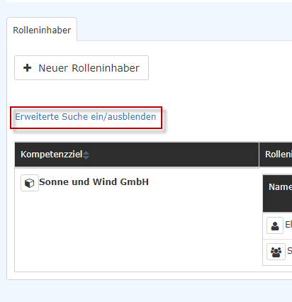 Rolle_erweiterte Suche